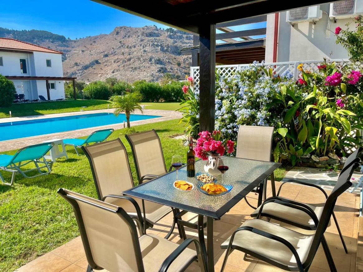 Posidonia Luxury Villas Kolympia Kolymbia Buitenkant foto