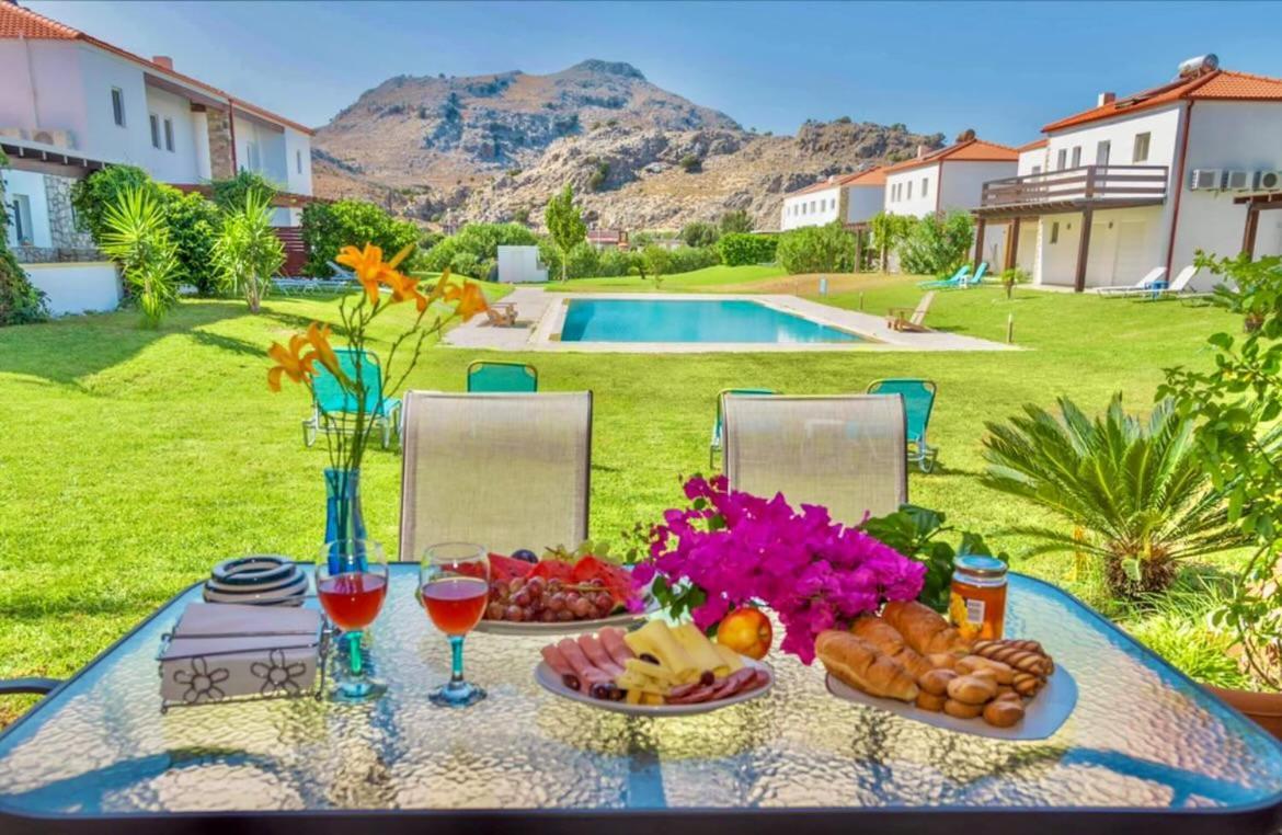 Posidonia Luxury Villas Kolympia Kolymbia Buitenkant foto